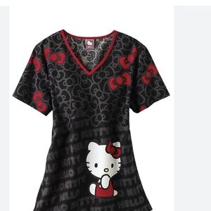 Hello Kitty Black and Red Kids Shirt 353